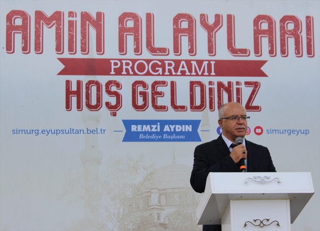 Osmanlı'nın 'Amin Alayları' geleneğiyle Eyüpsultan'da etkinlik